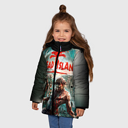 Куртка зимняя для девочки Dead Island, цвет: 3D-светло-серый — фото 2