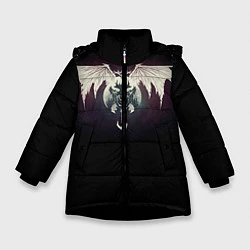 Куртка зимняя для девочки Destiny 9, цвет: 3D-черный
