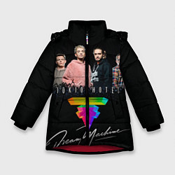 Куртка зимняя для девочки Tokio Hotel: Dream Band, цвет: 3D-красный