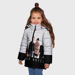 Куртка зимняя для девочки Tokio Hotel, цвет: 3D-черный — фото 2