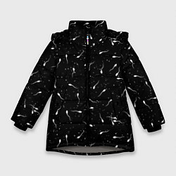 Куртка зимняя для девочки Новая жизнь, цвет: 3D-светло-серый