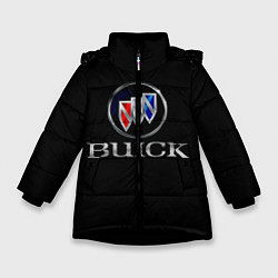 Куртка зимняя для девочки Buick, цвет: 3D-черный