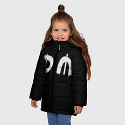 Куртка зимняя для девочки DM Rock, цвет: 3D-черный — фото 2