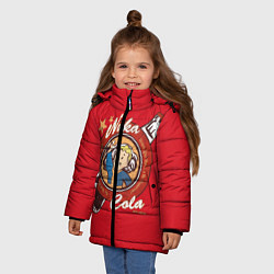 Куртка зимняя для девочки Fallout: Nuka Cola, цвет: 3D-черный — фото 2