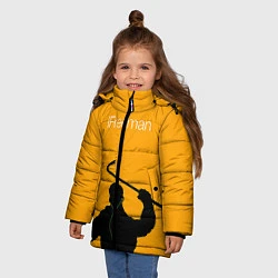 Куртка зимняя для девочки IFreeman, цвет: 3D-светло-серый — фото 2