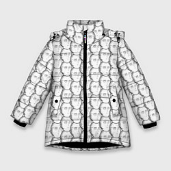 Куртка зимняя для девочки OnePunchMan, цвет: 3D-черный