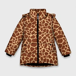 Зимняя куртка для девочки Жираф