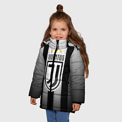 Куртка зимняя для девочки Juventus FC: New logo, цвет: 3D-красный — фото 2