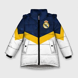 Куртка зимняя для девочки Real Madrid FC: Sport, цвет: 3D-светло-серый