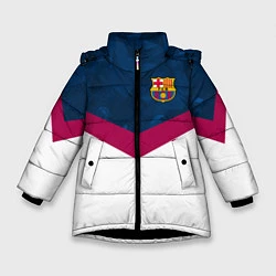 Куртка зимняя для девочки Barcelona FC: Sport, цвет: 3D-черный