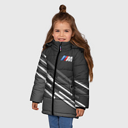Куртка зимняя для девочки BMW: Sport Line, цвет: 3D-красный — фото 2