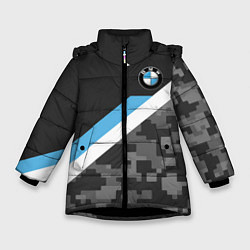 Зимняя куртка для девочки BMW: Pixel Military