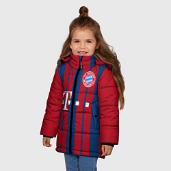 Куртка зимняя для девочки Bayern FC: Original 2018, цвет: 3D-красный — фото 2