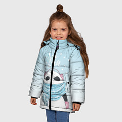 Куртка зимняя для девочки Hate Winter, цвет: 3D-черный — фото 2