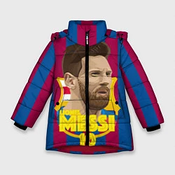 Зимняя куртка для девочки FCB Lionel Messi