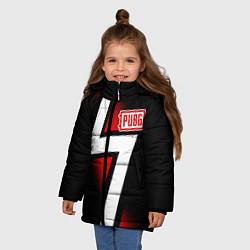 Куртка зимняя для девочки PUBG: Flash Killer, цвет: 3D-черный — фото 2