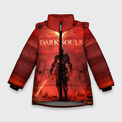 Зимняя куртка для девочки Dark Souls: Red Sunrise