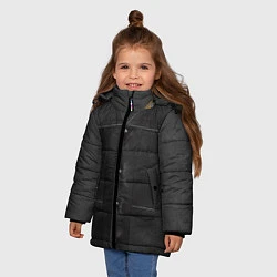 Куртка зимняя для девочки Униформа Дэрила, цвет: 3D-черный — фото 2