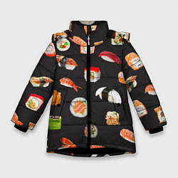 Зимняя куртка для девочки Планета суши