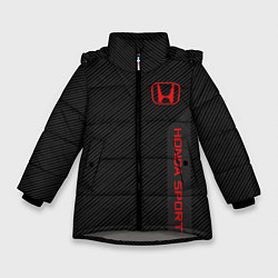 Куртка зимняя для девочки Honda: Sport Line, цвет: 3D-светло-серый
