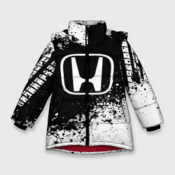 Зимняя куртка для девочки Honda: Black Spray