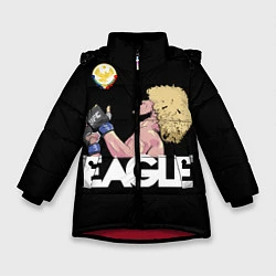 Куртка зимняя для девочки Eagle Khabib, цвет: 3D-красный