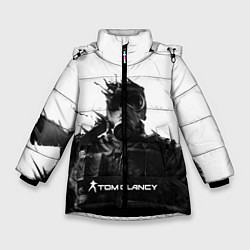 Куртка зимняя для девочки Tom Clancys Soldier, цвет: 3D-черный
