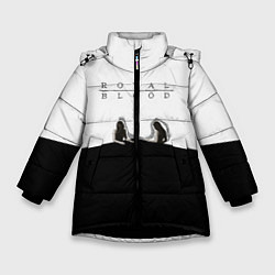 Куртка зимняя для девочки Royal Blood, цвет: 3D-черный