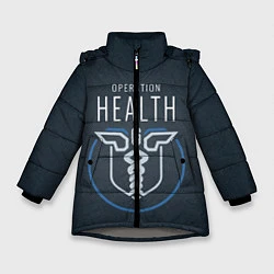 Куртка зимняя для девочки R6S: Operation Health, цвет: 3D-светло-серый