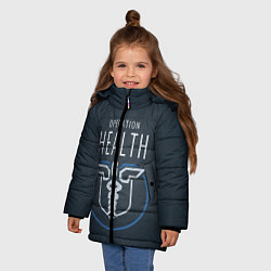 Куртка зимняя для девочки R6S: Operation Health, цвет: 3D-светло-серый — фото 2