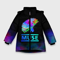 Зимняя куртка для девочки Muse: Neon Flower