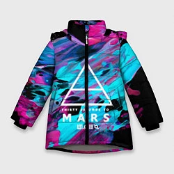 Куртка зимняя для девочки 30 STM: Neon Colours, цвет: 3D-светло-серый