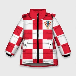 Зимняя куртка для девочки Сборная Хорватии: Домашняя ЧМ-2018