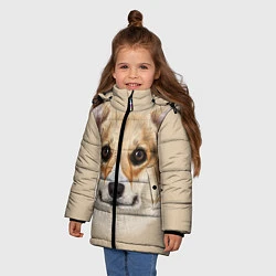 Куртка зимняя для девочки Pembroke, цвет: 3D-черный — фото 2
