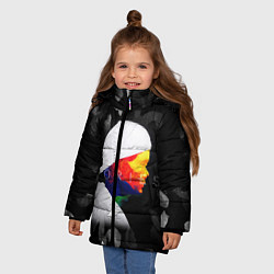Куртка зимняя для девочки Avicii: Stories, цвет: 3D-красный — фото 2
