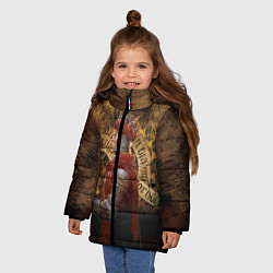 Куртка зимняя для девочки Kingdom Come: Charles IV, цвет: 3D-черный — фото 2
