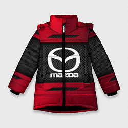 Куртка зимняя для девочки Mazda Sport, цвет: 3D-черный