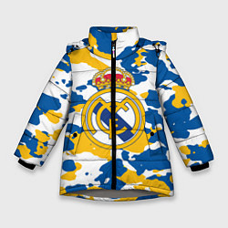 Зимняя куртка для девочки Real Madrid: Camo