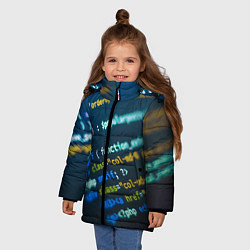 Куртка зимняя для девочки Programming Collection, цвет: 3D-светло-серый — фото 2