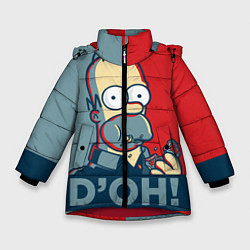 Зимняя куртка для девочки Homer Simpson DOH!