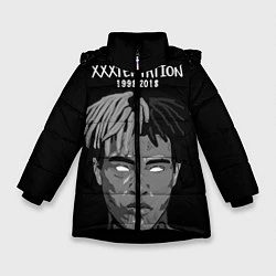 Куртка зимняя для девочки XXXTentacion: 1998-2018, цвет: 3D-черный