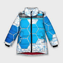 Куртка зимняя для девочки Become Human RK800, цвет: 3D-красный