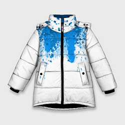 Куртка зимняя для девочки Android Blood: White, цвет: 3D-черный