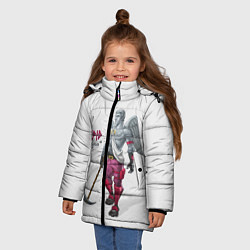 Куртка зимняя для девочки Fortnite: Love Ranger, цвет: 3D-черный — фото 2