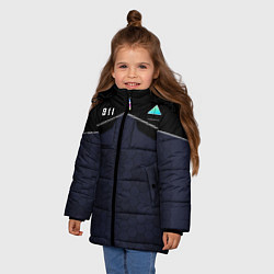 Куртка зимняя для девочки Detroit: COP 911, цвет: 3D-черный — фото 2
