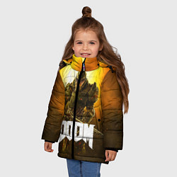Куртка зимняя для девочки DOOM: Soldier, цвет: 3D-красный — фото 2