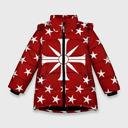 Куртка зимняя для девочки Far Cry 5: Red Cult, цвет: 3D-черный