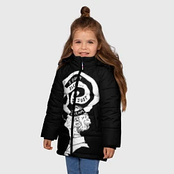 Куртка зимняя для девочки True Detective: I just dream, цвет: 3D-красный — фото 2