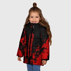 Куртка зимняя для девочки Berserk Sword, цвет: 3D-черный — фото 2
