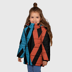 Куртка зимняя для девочки Darling in the Franxx, цвет: 3D-черный — фото 2